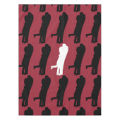 夫婦キスをする テーブルクロス (正面)