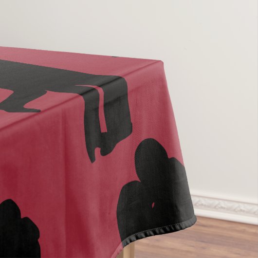 夫婦キスをする テーブルクロス (インサイチュ)