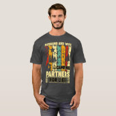 夫婦キャンプパートナー・ずっと一緒・面白い Tシャツ (正面フル)