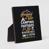 夫婦キャンプ生活のパートナー フォトプラーク (正面)