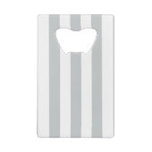 夫婦クリック色付けカスタマイズストライプ人 クレジットカード栓抜き (裏面)