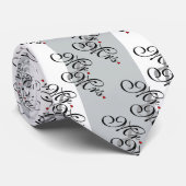 夫婦クリック色付けカスタマイズストライプ人 ネクタイ (ロール)