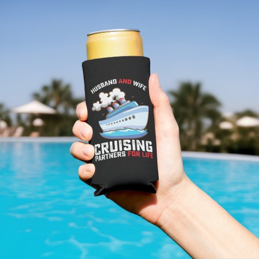 夫婦クルージングの一生 スリム缶クーラー (インサイチュ プール)