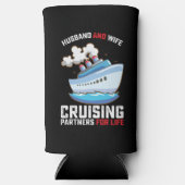 夫婦クルージングの一生 スリム缶クーラー (正面)