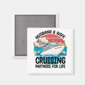 夫婦クルージングの一生 マグネット (正面/裏面)