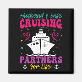 夫婦クルージングの一生 マグネット (正面)