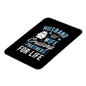 夫婦クルージングパートナーライフクルーズ マグネット (左側)