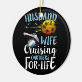 夫婦クルージングライフクルーズ セラミックオーナメント (左)