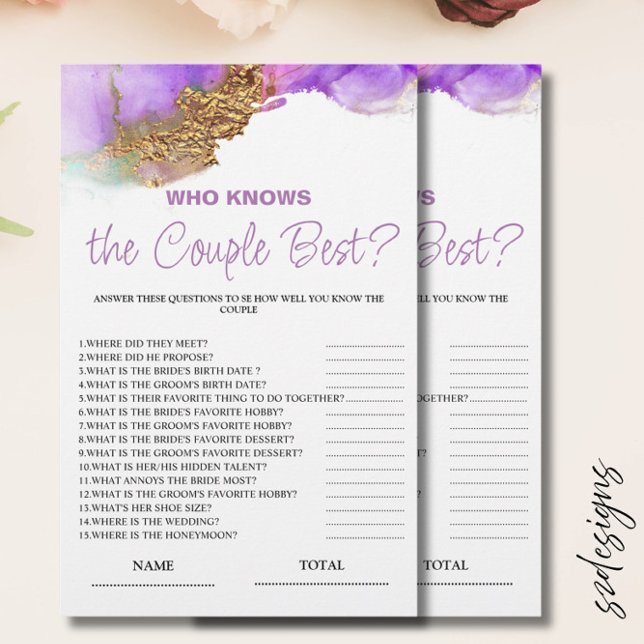 夫婦パープル最高のブライダルゲーム (クリエイターアップロード済み)