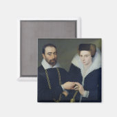 夫婦ポートレート マグネット (正面/裏面)