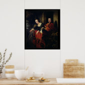 夫婦ポートレート, 1654 ポスター (キッチン)