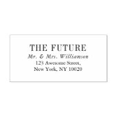 夫婦名未来のミセス・差出人住所 セルフインキングスタンプ (デザイン)