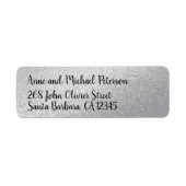 夫婦名/姓名銀 ラベル (正面)