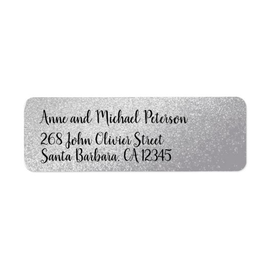 夫婦名/姓名銀 ラベル (正面)