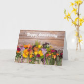 **夫婦周年記念** カード (黄色い花)