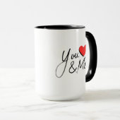 夫婦愛のためのコーヒーマグ マグカップ (正面右)