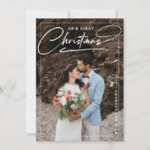 「夫婦最初のクリスマス」写真カード シーズンカード (正面)
