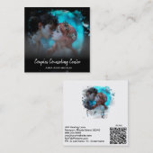 *~*夫婦相談AP55天使QR スクエア名刺 (正面/裏面)