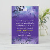 夫婦結婚おめでとう 招待状 (スタンド正面)