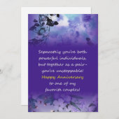 夫婦結婚おめでとう 招待状 (正面/裏面)