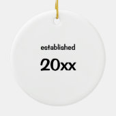 夫婦結婚が年を成す セラミックオーナメント (裏面)