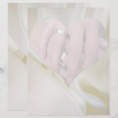 夫婦結婚が手を組むハート (正面/裏面)
