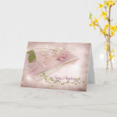 夫婦結婚のチューリップ記念日 カード (黄色い花)