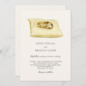 夫婦結婚は芸術を呼ぶ 招待状 (正面/裏面)