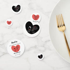 夫婦結婚ブライダルシャワー紙吹雪 コンフェッティ