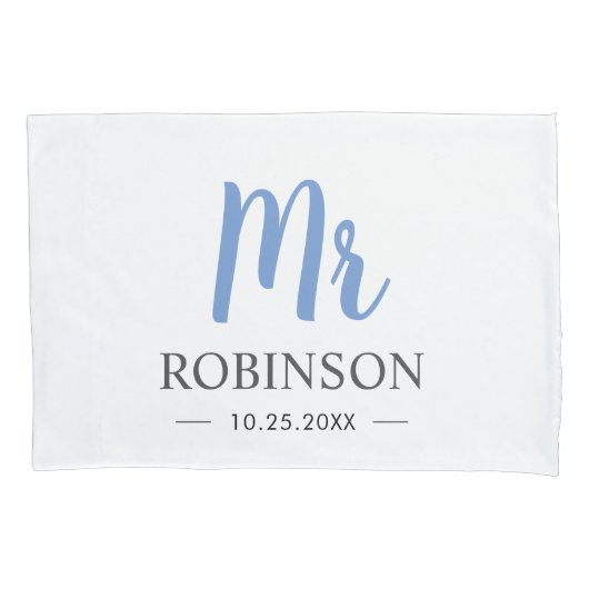 夫婦結婚周年夫妻 枕カバー (正面左)