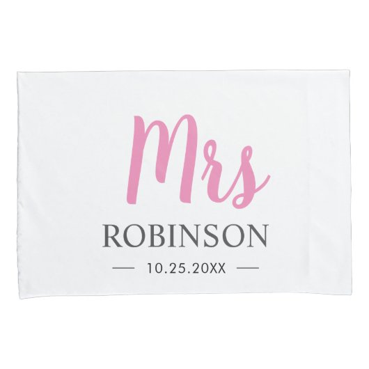 夫婦結婚周年夫妻 枕カバー (正面右)