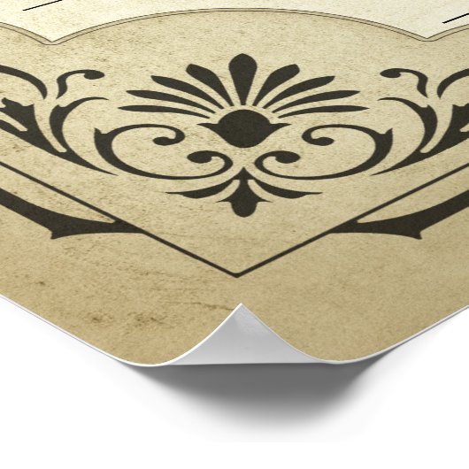 夫婦結婚証明書 ポスター (角)