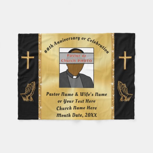 夫婦記念贈パーソナライズされた物 フリースブランケット (正面(横))