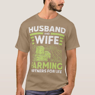 夫婦農家パートナー農業 Tシャツ