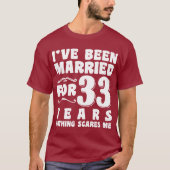 夫婦33年 結婚記念 Tシャツ (正面)