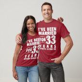 夫婦33年 結婚記念 Tシャツ (ユニセックス)