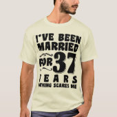 夫婦37年 結婚記念日 Tシャツ (正面)