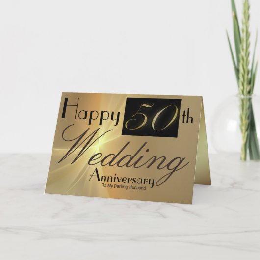 夫婦50周年記念日おめでとうカード カード (正面)