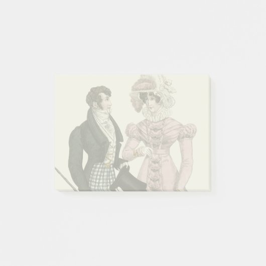 夫婦 アンティーク ウェディング 1823 男 女 ファッション ポストイット (正面)