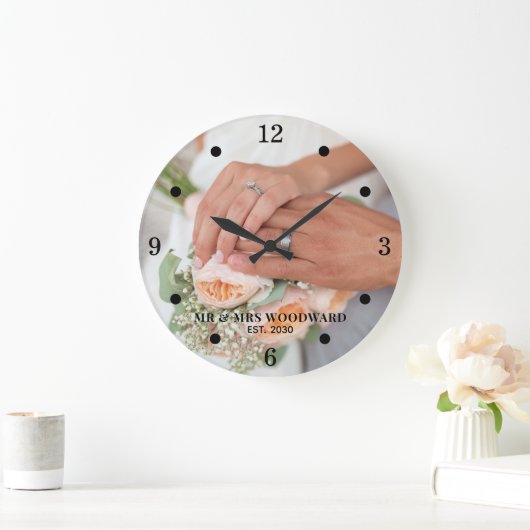 夫婦 ラージ壁時計 (ホーム)