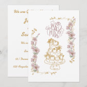 夫婦 招待状 (正面/裏面)