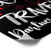 夫婦 旅行 パートナー ライフスタイル ポスター (角)