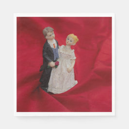 夫婦（結婚式の日の結婚祝い) スタンダードランチョンナプキン