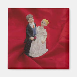 夫婦（結婚式の結婚記念日） マグネット