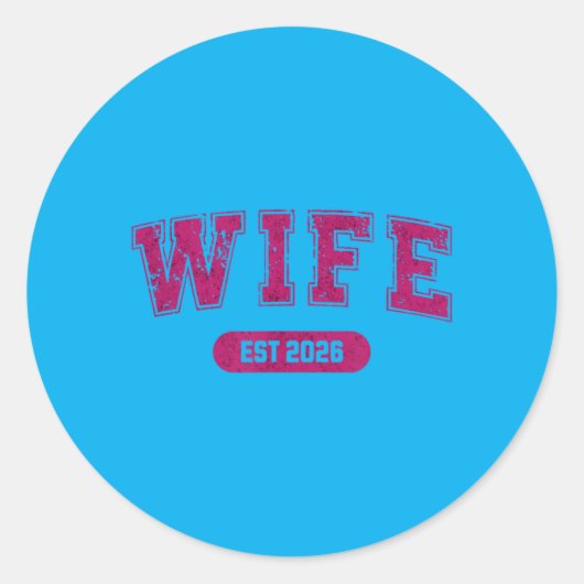 夫婦 結婚記念 バチェラー パーティー 2026 ラウンドシール (正面)