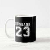 夫婦 2023 記念日 婚約パーティー コーヒーマグカップ (左)