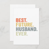 夫最高のが婚約者になること サンキューカード (正面/裏面)