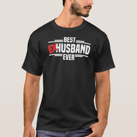夫最高のと離婚したパーティーと別れ男 Tシャツ (正面)