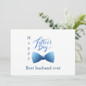 夫最高のは常に青い弓タイ父のデイカード 招待状 (スタンド正面)