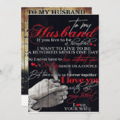 夫最高のへの贈り物 |夫の引用文 シーズンカード (正面/裏面)